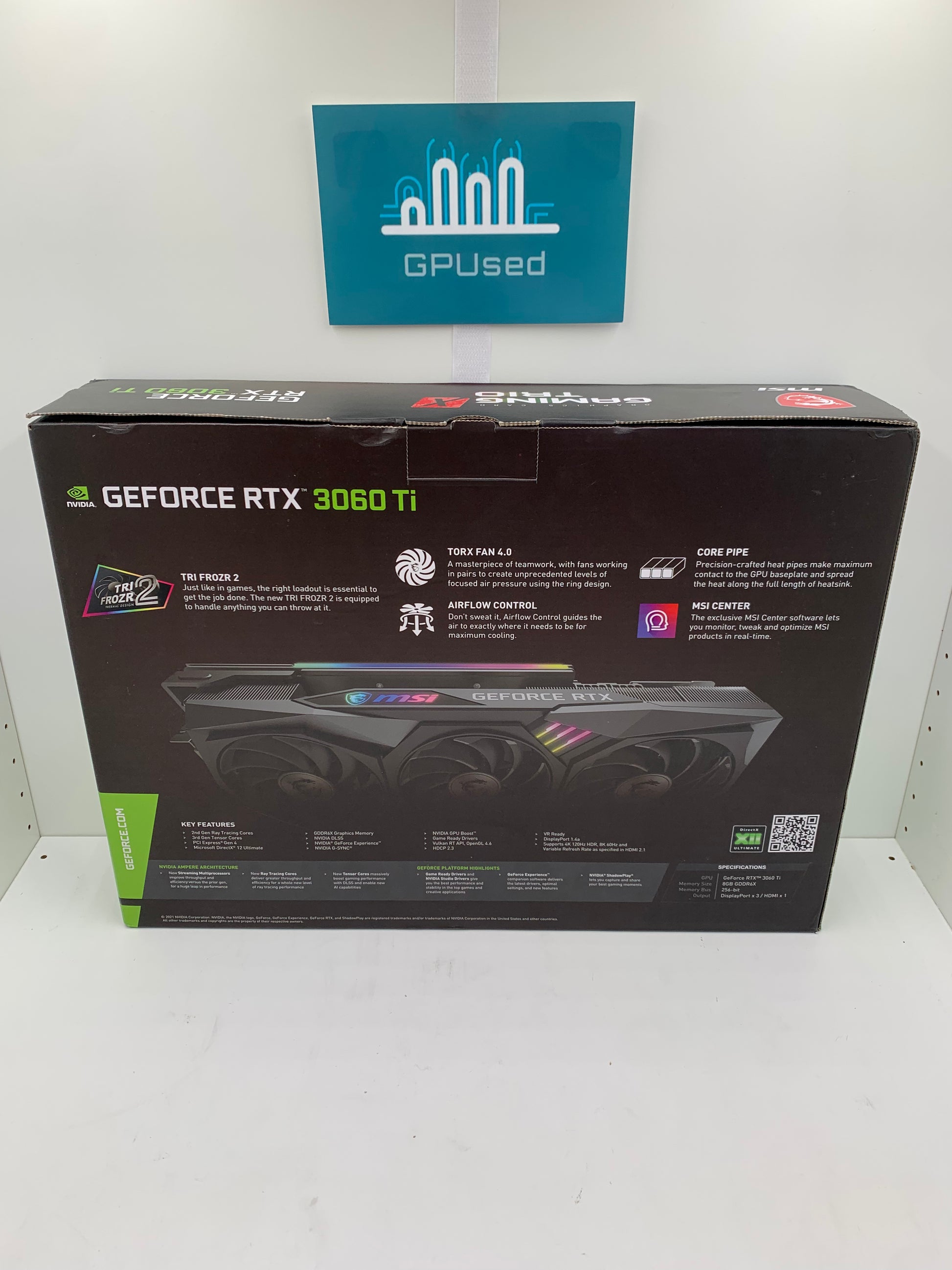 MSI Nvidia GeForce RTX 3060 Ti Gaming X Trio 8GB GDDR6 (Was £310.99), image 8