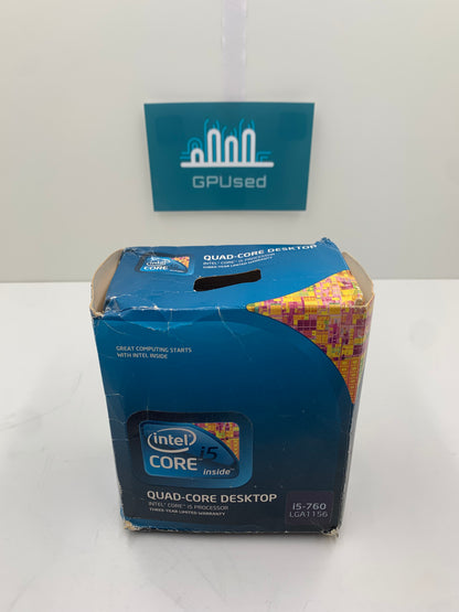 Intel Core i5-760 Processor CPU + Cooler Master Fan - Socket 1156