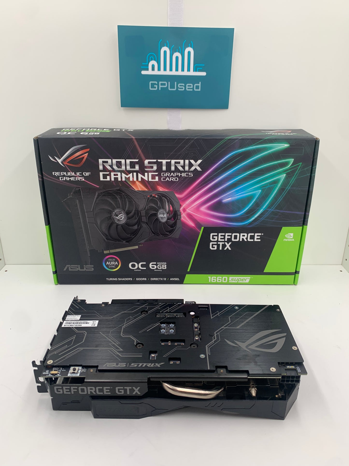 ASUS Nvidia GeForce GTX 1660 Super Rog Strix 6GB GDDR6 - A