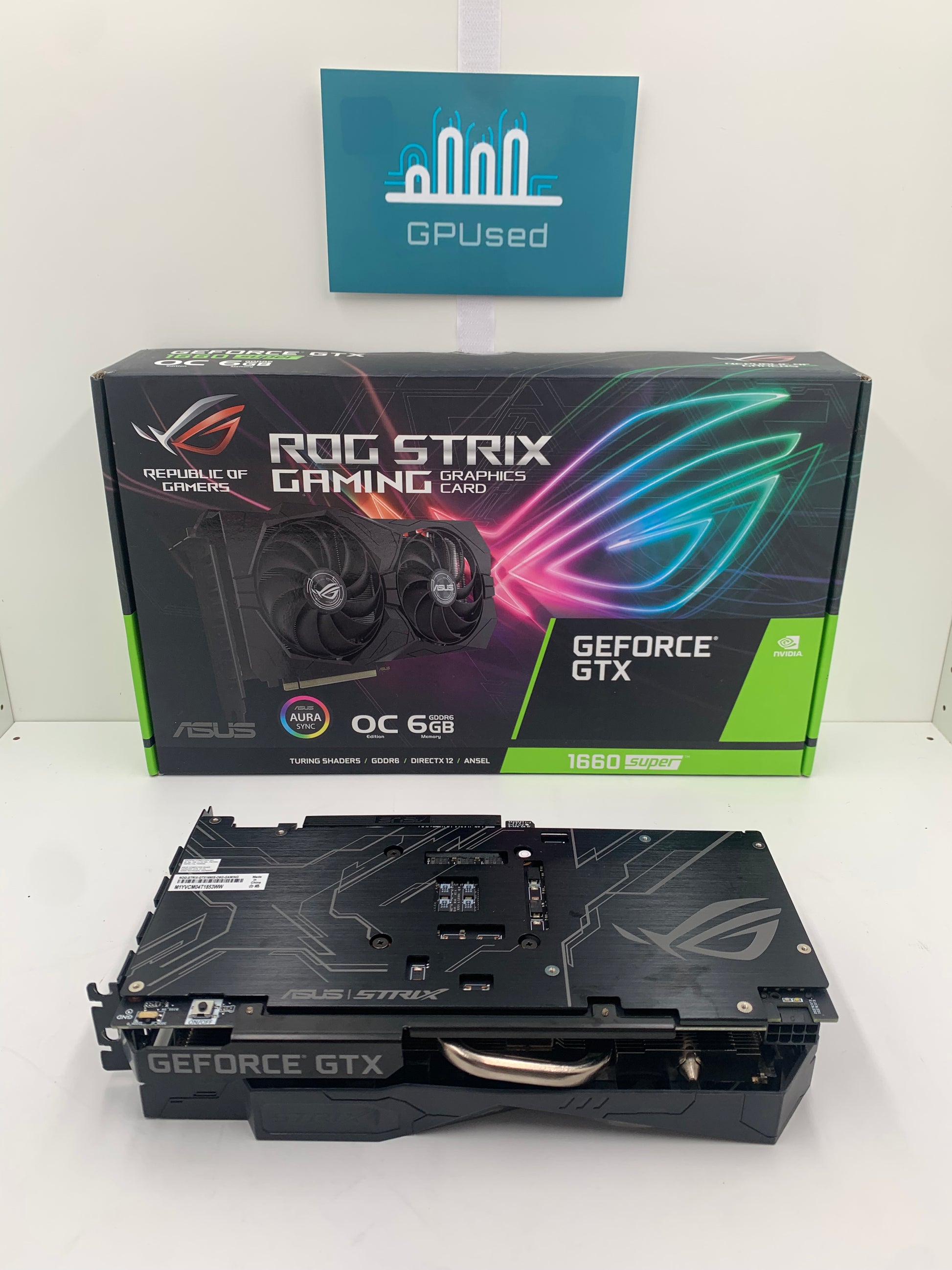 ASUS Nvidia GeForce GTX 1660 Super Rog Strix 6GB GDDR6 - A, image 2