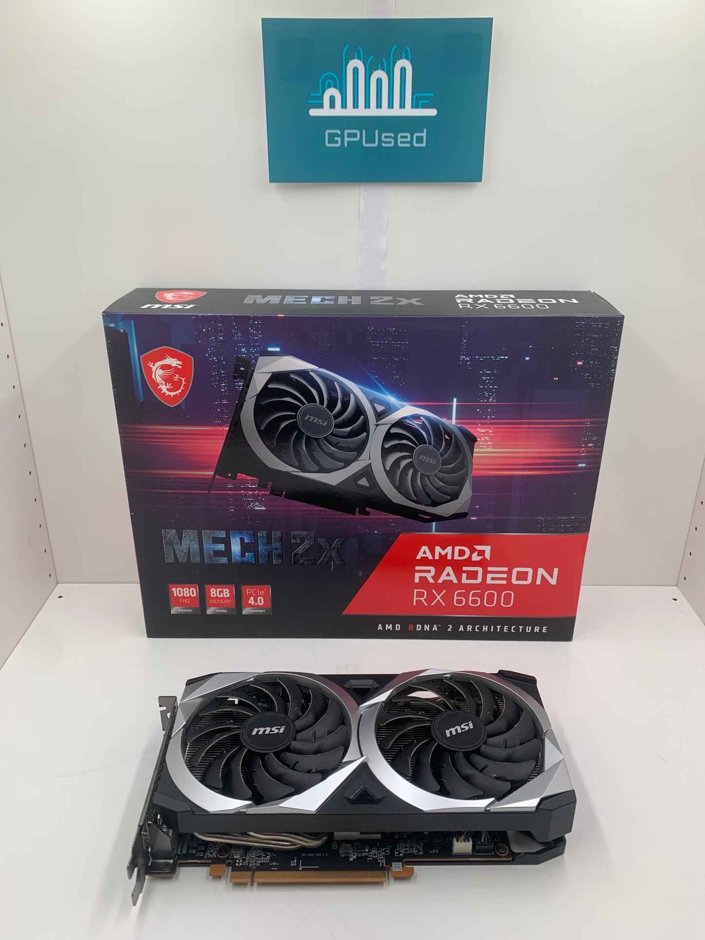 MSI AMD Radeon RX 6600 Mech 2X 8GB GDDR6 - A
