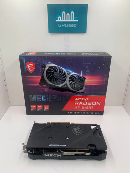 MSI AMD Radeon RX 6600 Mech 2X 8GB GDDR6 - A