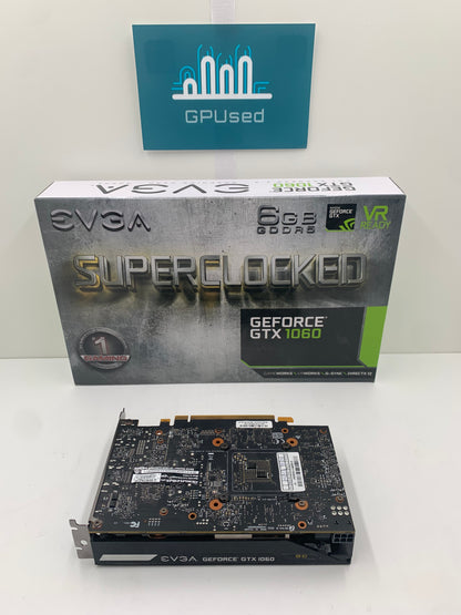 EVGA Nvidia GeForce GTX 1060 SuperClocked 6GB GDDR5 - A