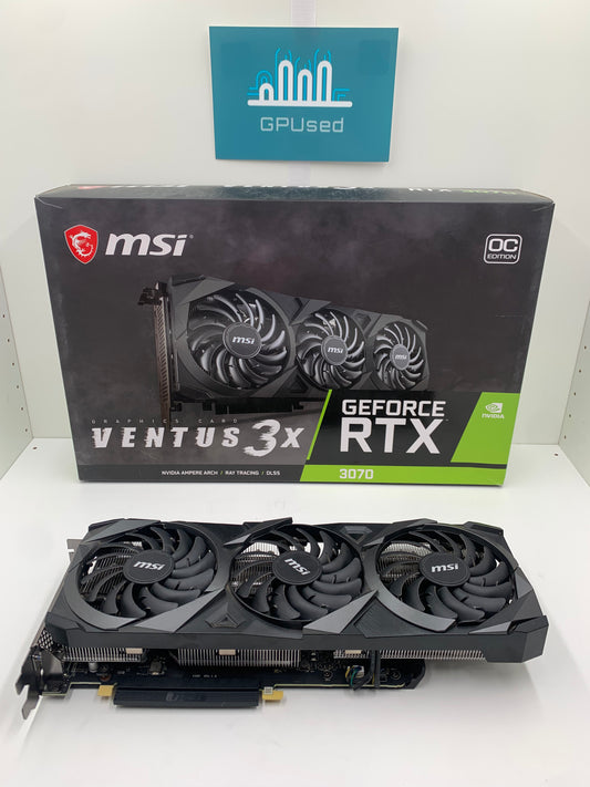 MSI Nvidia GeForce RTX 3070 Ventus 3X OC 8GB GDDR6 - A