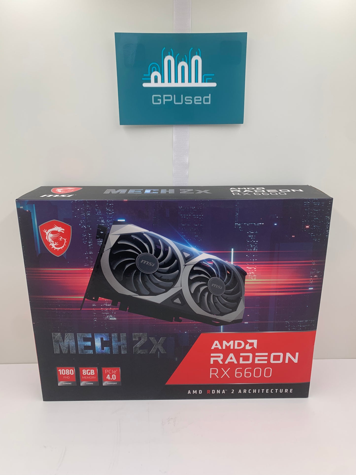 MSI AMD Radeon RX 6600 Mech 2X 8GB GDDR6 - A