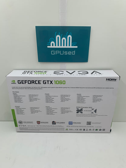 EVGA Nvidia GeForce GTX 1060 SuperClocked 6GB GDDR5 - A
