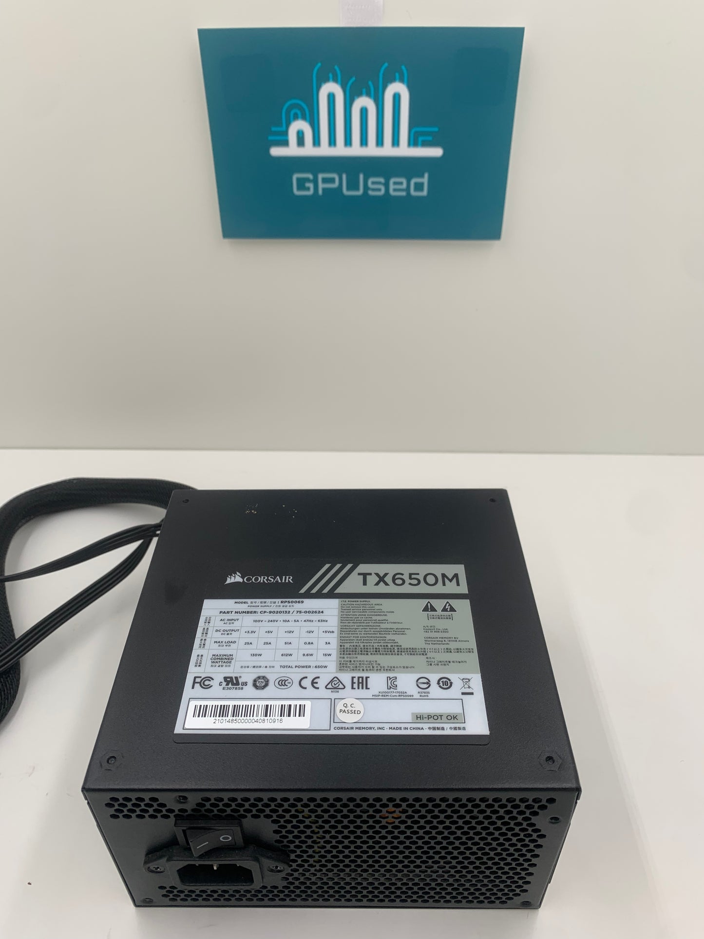 Corsair RM/TX/HX650M 650W Power Supply PSU