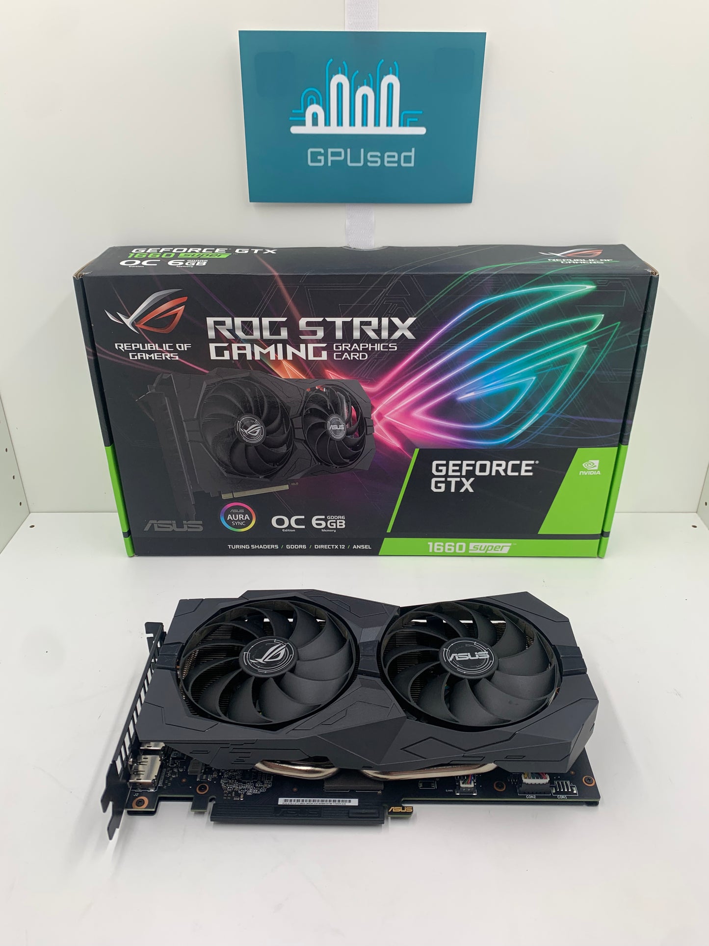 ASUS Nvidia GeForce GTX 1660 Super Rog Strix 6GB GDDR6 - A