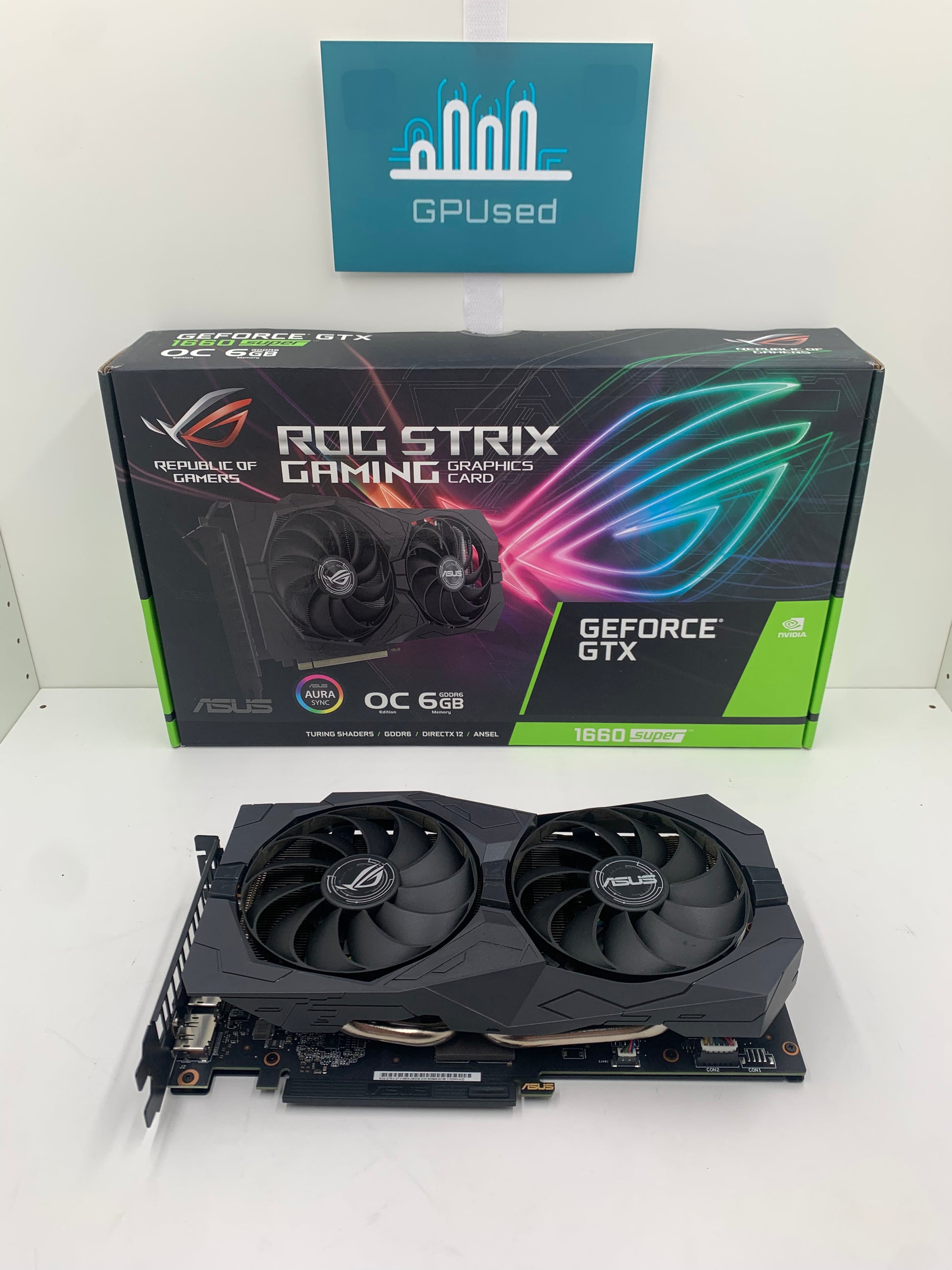 ASUS Nvidia GeForce GTX 1660 Super Rog Strix 6GB GDDR6 - A, image 1