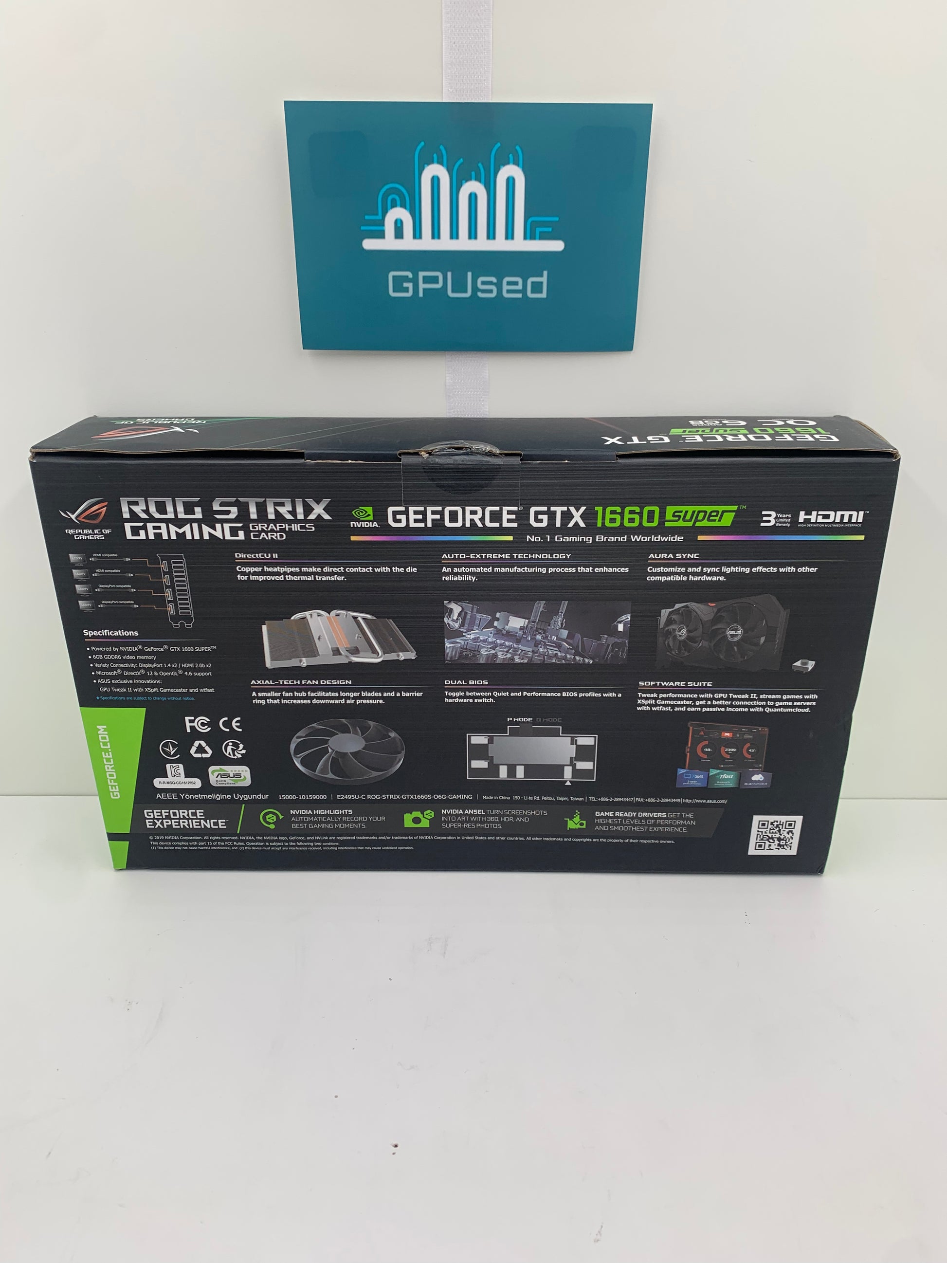 ASUS Nvidia GeForce GTX 1660 Super Rog Strix 6GB GDDR6 - A, image 6