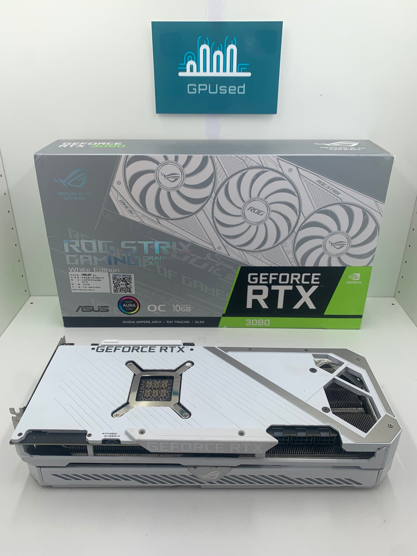 ASUS Nvidia GeForce RTX 3080 Rog Strix White Limited Edition 10GB GDDR6X - B