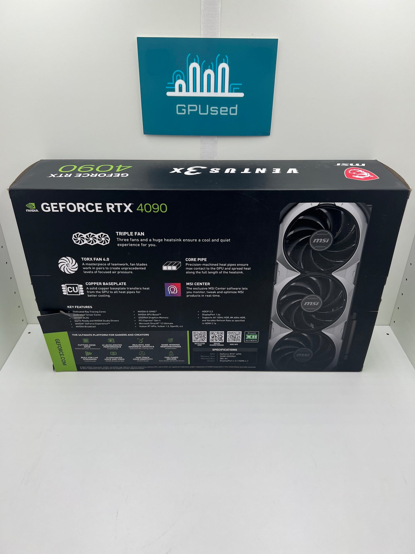 MSI Nvidia GeForce RTX 4090 Ventus 3X OC - A